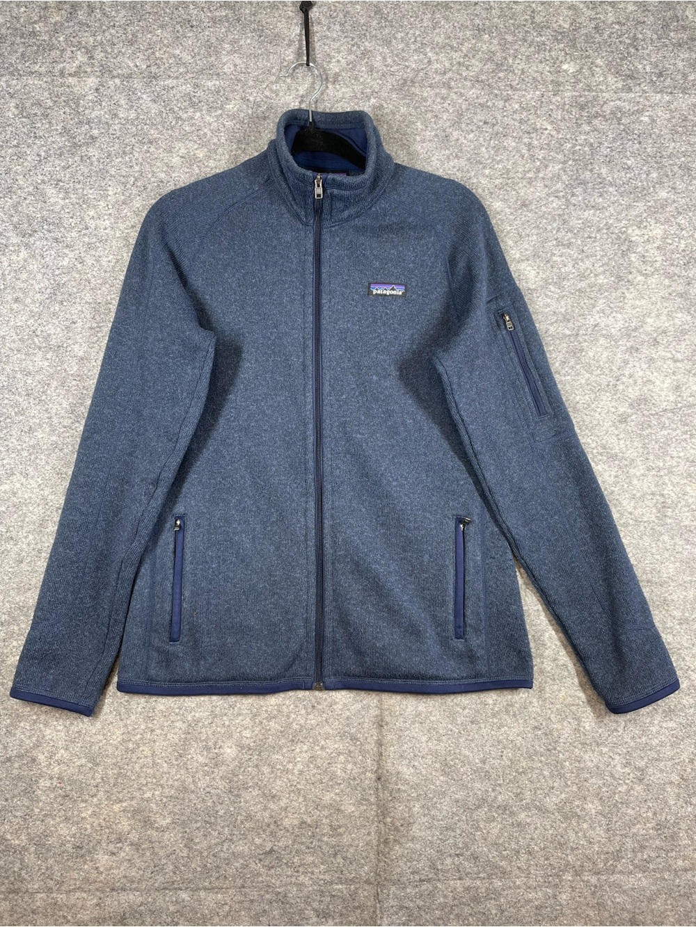 Patagonia Blue Better Sweater Full Zip Fleece Jacket Medium Gorpcore Hiking